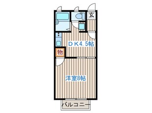 ハイツ泉キャンパスの物件間取画像